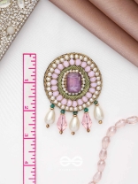 Uditi- The Rising Sun- Pearls & Stones Embroidered Earrings