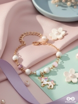 The Enchanting Unicorn- Golden Embellished Bracelet