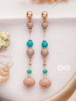 The Glowing Lanterns- Golden Embellished Earrings