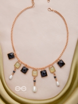 The Midnight Romance - Elegant Necklace With Anti-Tarnish Coating 
