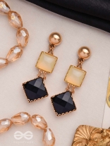 CLASSIC BLACK MAGIC - EMBELLISHED DROP EARRINGS