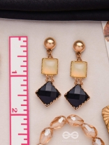 CLASSIC BLACK MAGIC - EMBELLISHED DROP EARRINGS