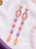 THE PASTEL RAYS - ELEGANT DROP EARRINGS