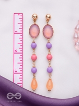 THE PASTEL RAYS - ELEGANT DROP EARRINGS