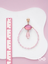 THE BLUSHING MOON - GOLDEN EMBELLISHED EARRINGS