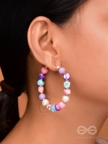 FUNKY FUNFAIR FANTASY - CUTE HOOP EARRINGS