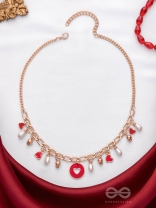 The Scarlet Affair - Cute Hearts Neckpiece With Anti-Tarnish Coating 