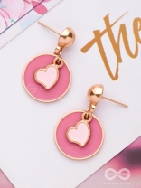 BERRY BLUSHING BEATS - CUTE DROP EARRINGS