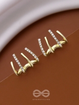 CLAWS OF DESTINY - GOLDEN STUD EARRINGS