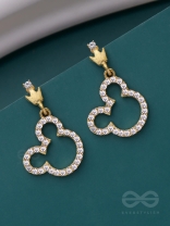 MICKEY EARS ON - CUTE SPARKLING EARRINGS