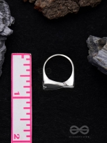 DOUBLE DOSE LOVE - STATEMENT SILVER RING