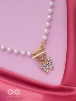 A FLYING MIRACLE - GOLDEN PEARL NECKPIECE