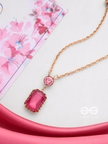Magenta's Magic - Smart And Casual Neckpiece With Anti-Tarnish Coating