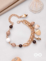 COFFEE BY BEACHSIDE - STATEMENT LAYERED BRACELET