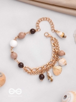COFFEE BY BEACHSIDE - STATEMENT LAYERED BRACELET