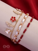 THE SCARLET'S GARDEN - STATEMENT MULTILAYERED BRACELET