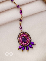 TAMASVINI - THE STARRY NIGHT - STONE, CUTDANA AND BEADS EMBROIDERED MAANGTIKA