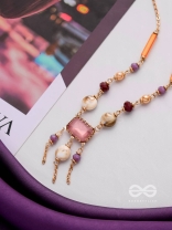 The Gem Carnivals - Multicolored Statement Neckpiece With Anti-Tarnish Coating 