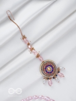 ATIKOPA - THE FEELING OF CALMNESS - BEADS, CUTDANA AND GLASS DROP EMBROIDERED MAANGTIKA