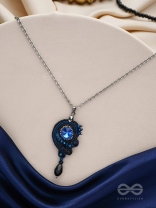 AALINDI - BLISS OF PEACE -BEADS AND SEQUINS EMBROIDERED NECKPIECE