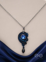 AALINDI - BLISS OF PEACE -BEADS AND SEQUINS EMBROIDERED NECKPIECE