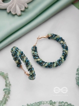 THE FERN-TASTIC GROOVE - STATEMENT BEADED HOOPS