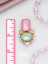 Varneeya - The Hued Jewels - Stones Hand Embroidered Earrings