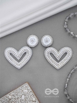 Sauhardika - Heartfealt Moments - Beads And Cut Dana Hand Embroidered Earrings