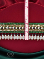 Shrimat - Decorated With Royalty - Pearls, Beads And Cutdana Hand Embroidered Neckpiece