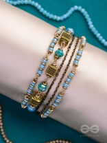 THE HEAVENLY SHADES - MULTILAYERED CASUAL BRACELET