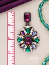 MANIDHAVALIKA - THE LAVISH GEMS - STONE EMBROIDERED EARRINGS