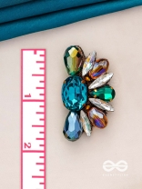 Manivarga - The gem collection - Stone embroidered earrings 