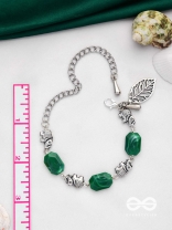 JUNGLE JIVE - OXIDISED EMBELLISHED BRACELET