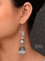 Dreamy Skies - Oxidised Beaded Earrings