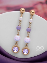 THE CELESTIAL SPINS - GOLDEN EMBELLISHED EARRINGS