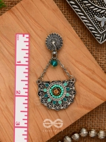 Enchanted Mandalas - Oxidised Beaded Earrings