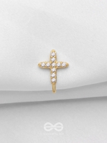 HEAVENLY HARMONY  - GOLDEN CZ NOSERING (NON-PIERCING)