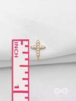 HEAVENLY HARMONY  - GOLDEN CZ NOSERING (NON-PIERCING)