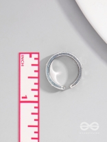 CELESTIAL LEGACY - STATEMENT SILVER RING (ADJUSTABLE)