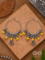 The Marigold Baubles- Silver Hoop Earrings