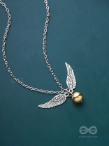 Resting Quidditch - Statement Silver Pendant