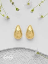 Gilded Illumination - Golden Earrings