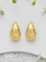 Gilded Illumination - Golden Earrings