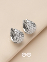 Moonlit Scales - Silver Earrings