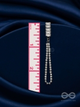 Gala Night - Silver Embellished Earrings 