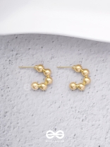 Spell Beads - Classy  Golden  Earrings  