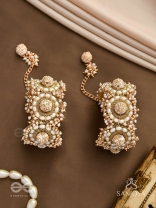 Shlaghya - The Glorious Creations - Beaded Hand Embroidered Cuff Bracelets (Set Of 2)