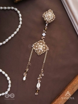 Abhyupayan - Gift From The Heavens - Beads, Pearls Glass Drops Hand Embroidered Haathphool