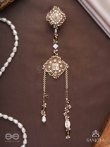 Abhyupayan - Gift From The Heavens - Beads, Pearls Glass Drops Hand Embroidered Haathphool