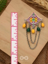 The Countryside Charms - Enamelled Oxidised Earrings